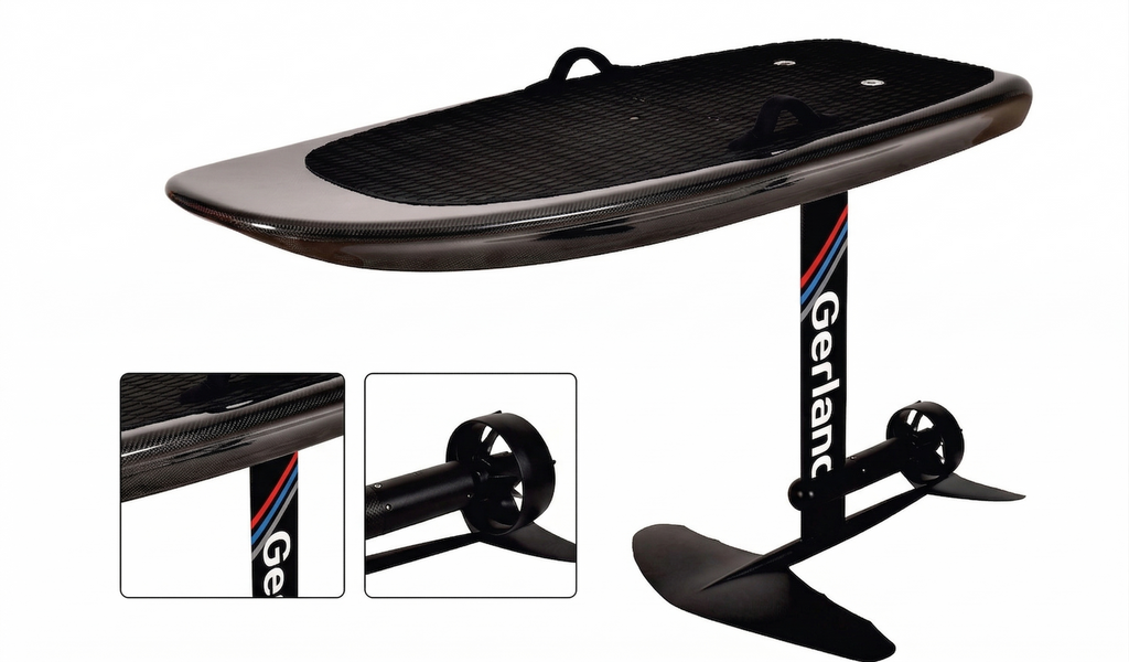 Electric Hydrofoil eFoil 8KW (10.7 HP) 40 MPH Top Speed High Performance Carbon Fiber Jet Board 58 Ah Battery 286 lbs weight capacity